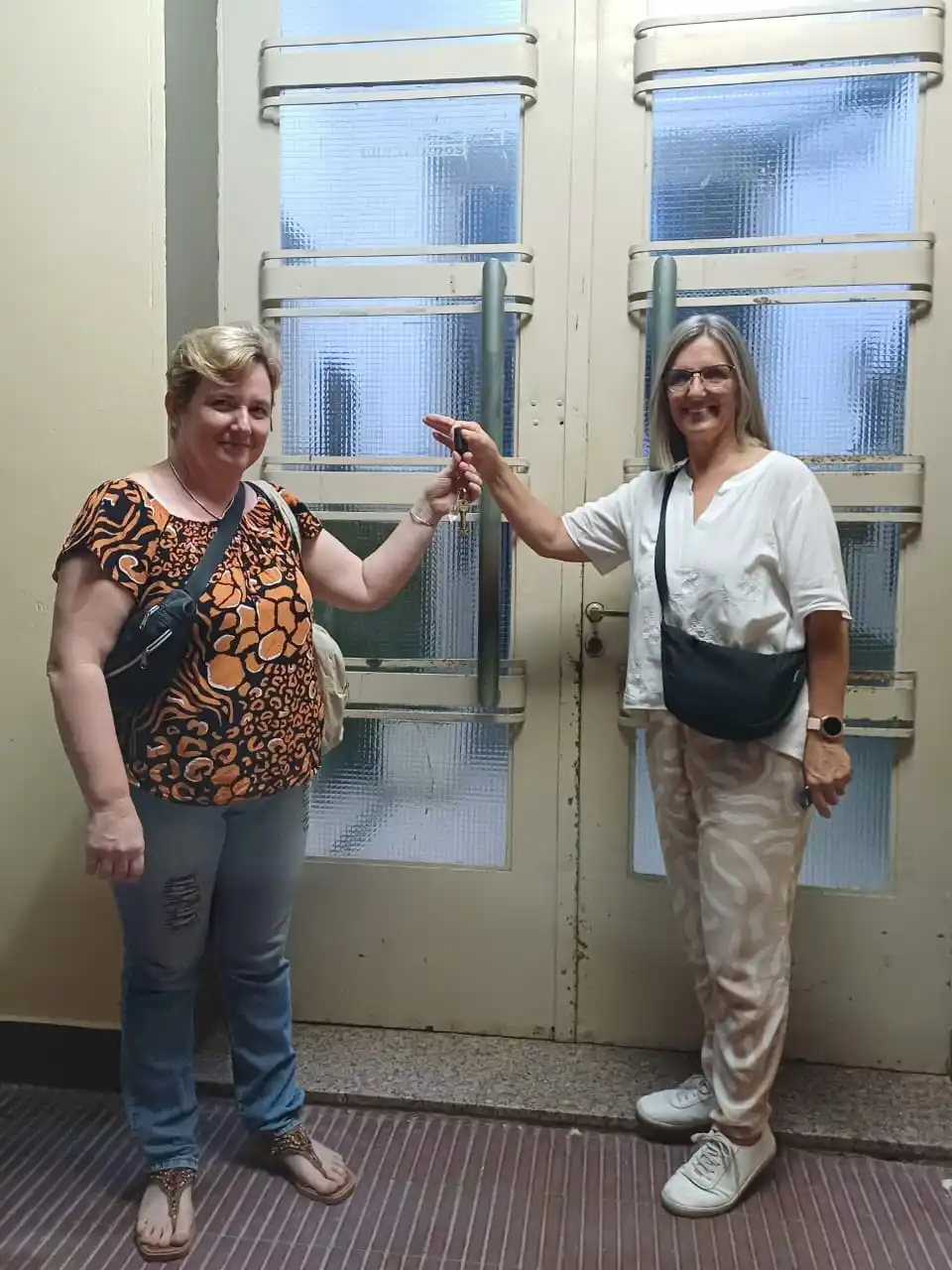 Claudia pioli en su última jornada cómo educadora