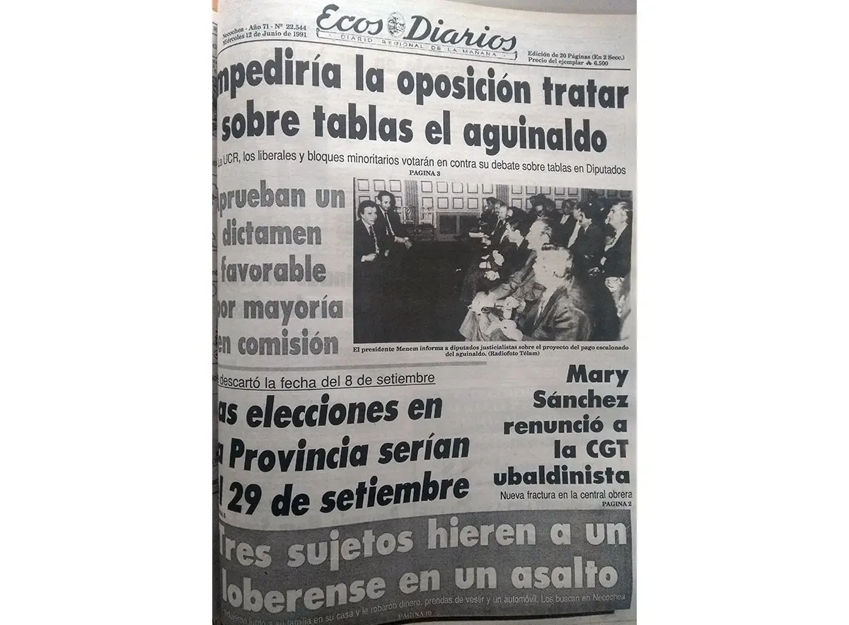 Miércoles 12 de junio 1991