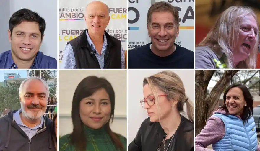 Ocho precandidatos competirán por la Gobernación bonaerense