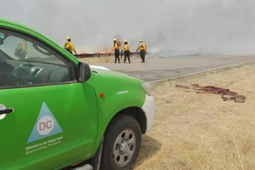 Extinguen fuego en Sierra de la Ventana y dicen que no afectó a sitios turísticos