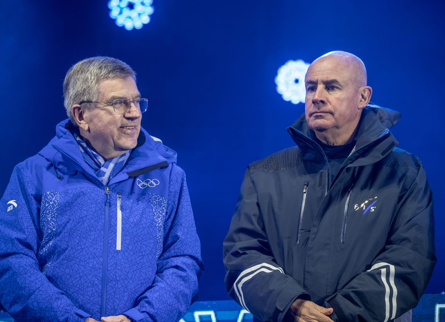 Johan Eliasch junto a Thomas Bach - COI