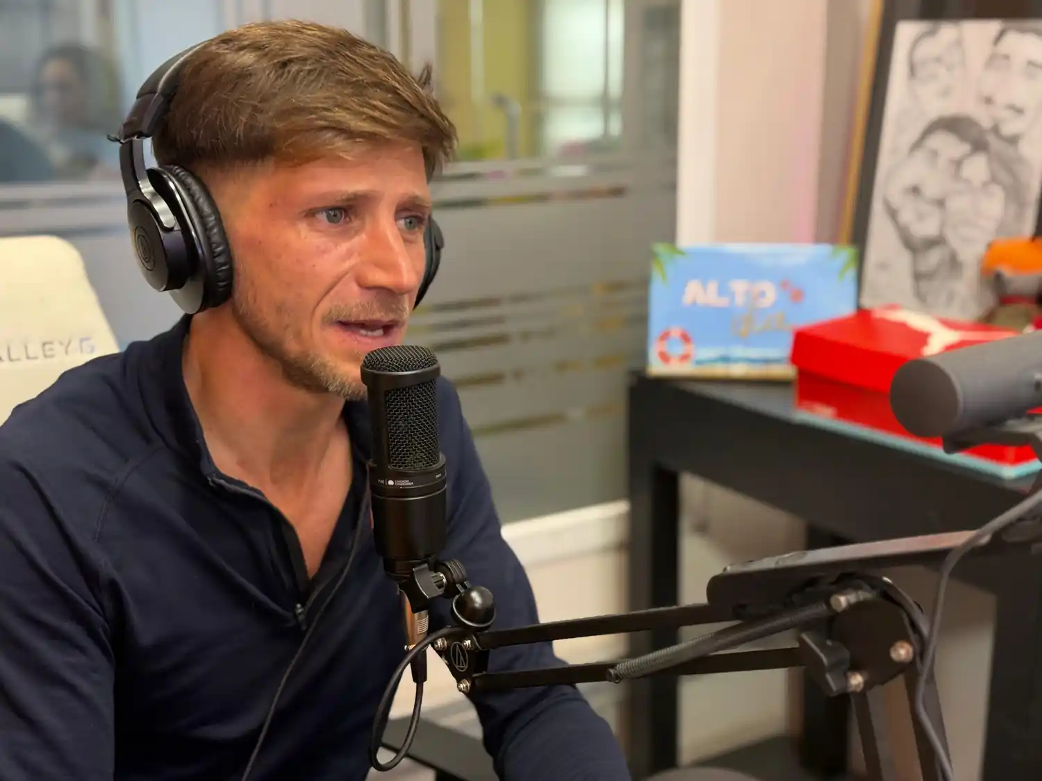 Beltrán Cesio visitó los estudios de El Eco.