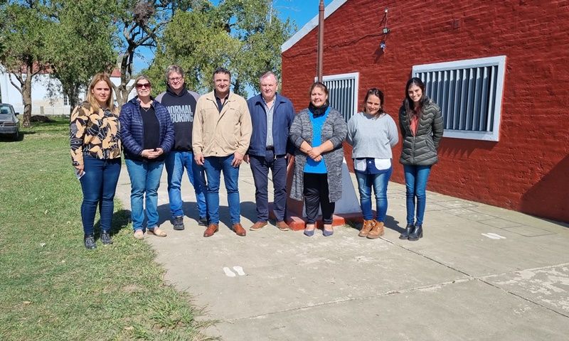 El senador Michlig y el diputado González visitaron Huanqueros y Colonia La Clara