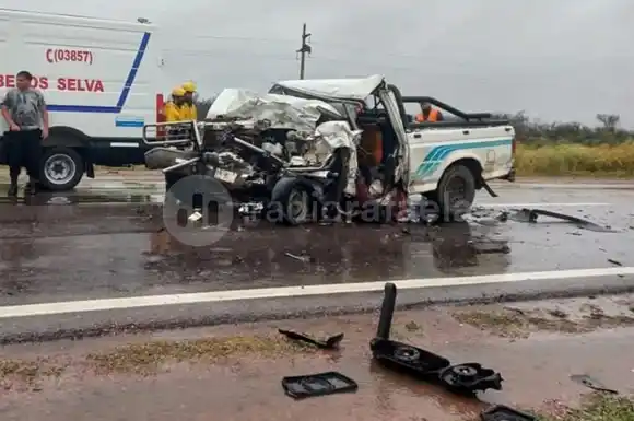 Trágico choque frontal en Ruta Nacional 34: un hombre y su hijo perdieron la vida
