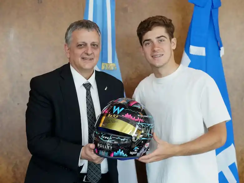 El presidente de YPF reveló cuándo vuelve a correr Franco Colapinto en la Fórmula 1.Foto:La Nación