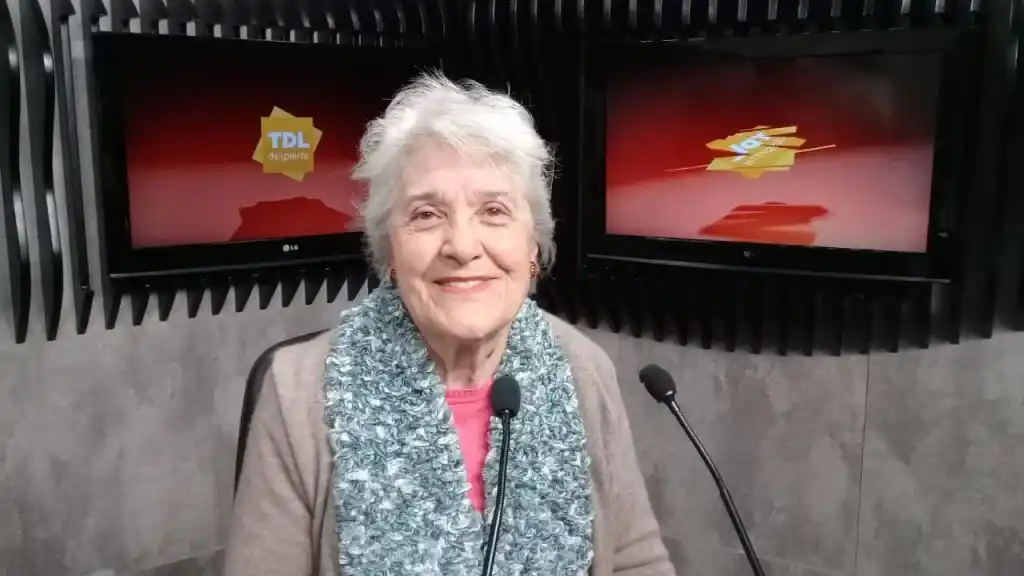 Mabel Labordiva en el desayuno de Tandil Despierta