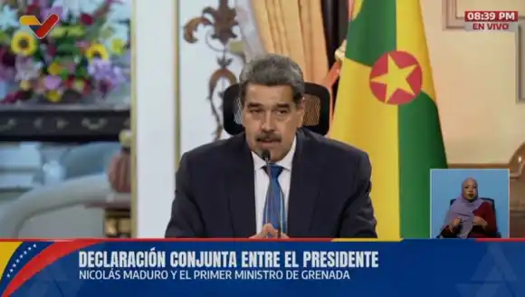 Venezuela liberará el 100% de aranceles al comercio con Grenada, anunció Maduro