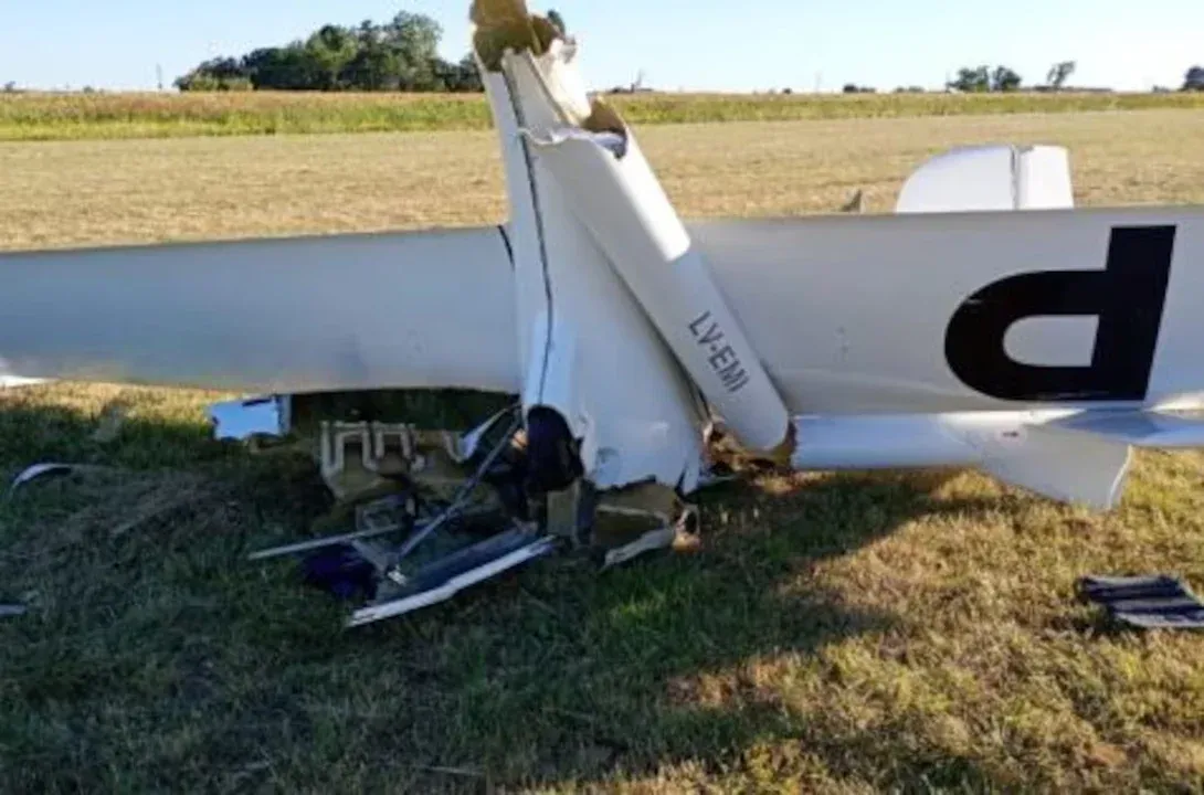 Una avioneta se estrelló y murió el piloto