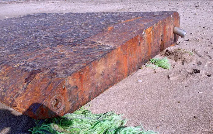 Los restos encontrados en Arenas Verdes pertenecerían a una barcaza