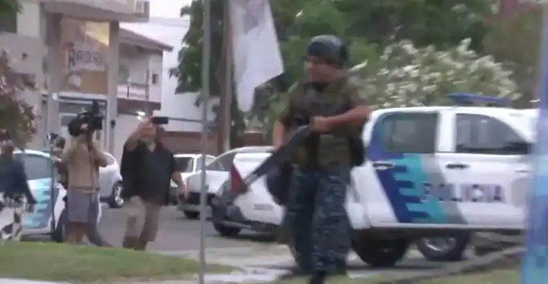 Santa Teresita: incidentes en la marcha para reclamar justicia por el crimen de Tomás Tello
