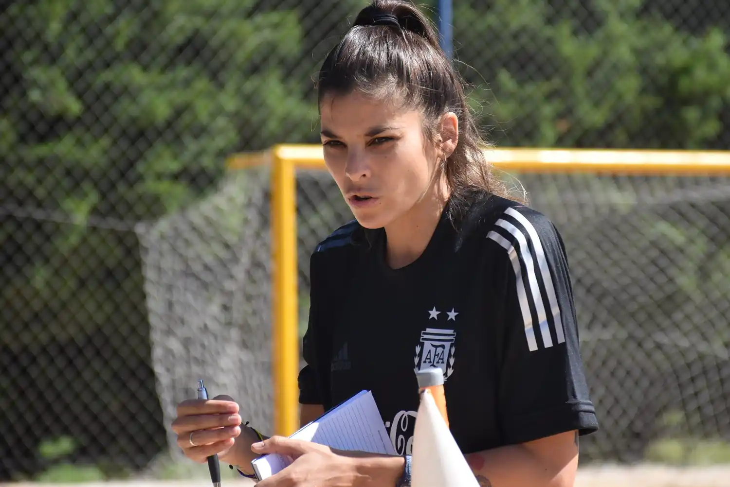 FOTO AFA Habarna, en la práctica de ayer.