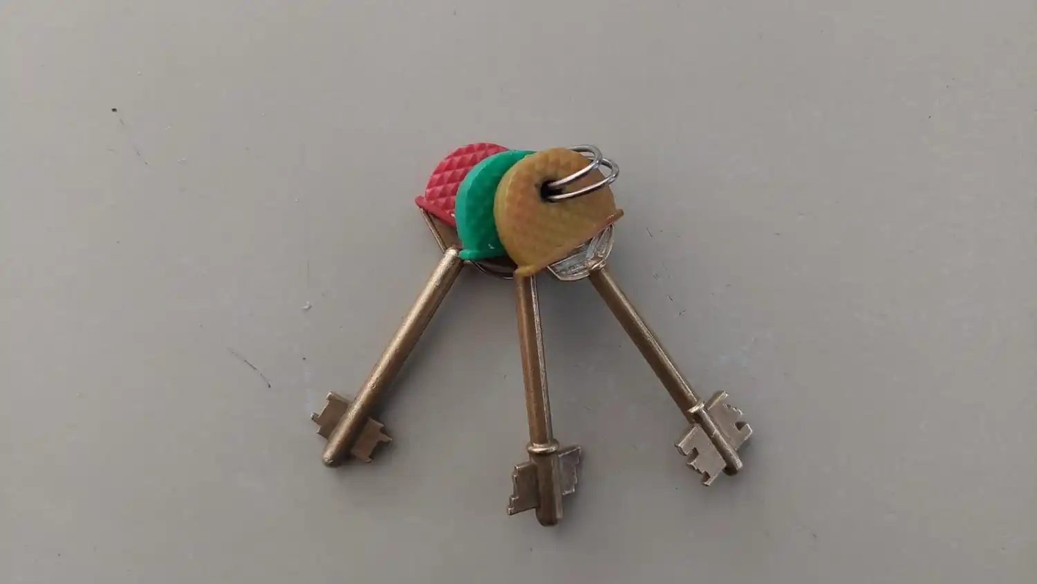 Encontraron estas llaves