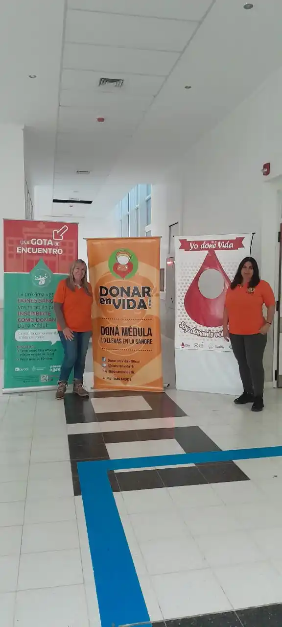Charla sobre donación de sangre y médula ósea