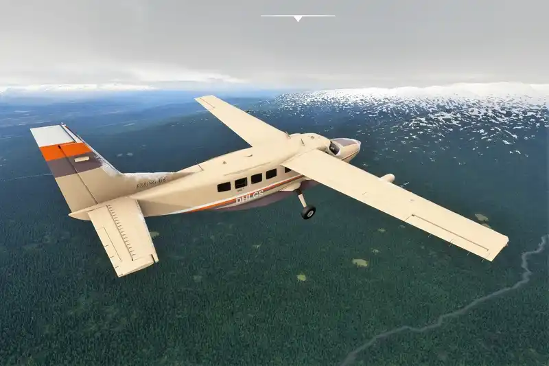 el avión desapareció del radar en algún lugar a lo largo de la costa de Nome.