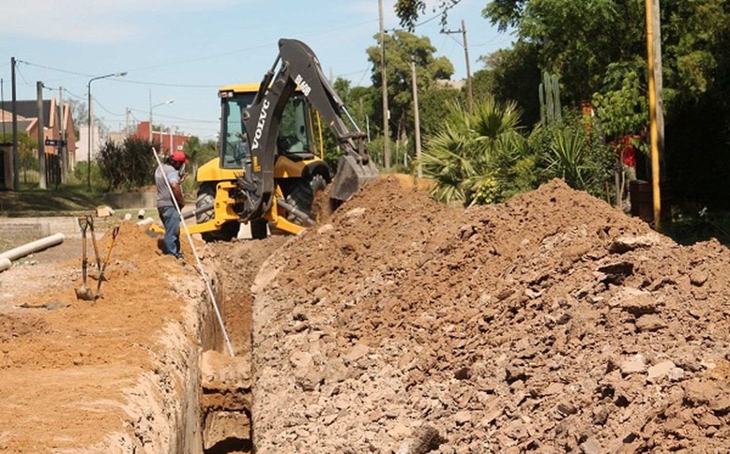 Inician nuevas obras de extensión cloacal en Primera Junta al norte
