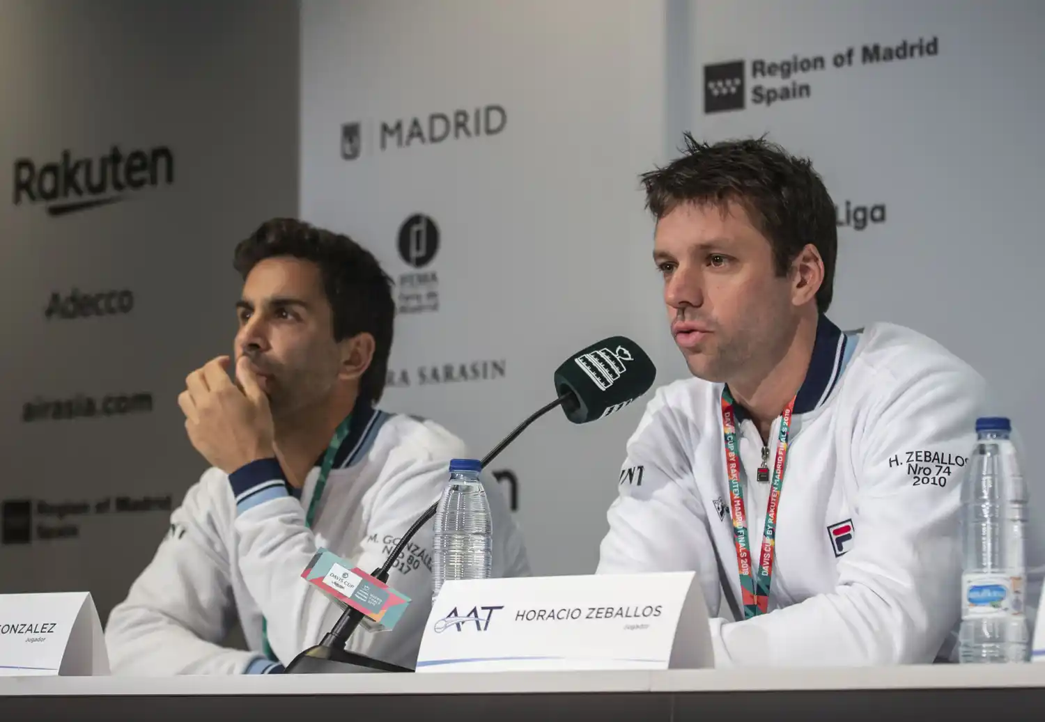 “Machi” González y Zeballos, el doble argentino para el domingo.