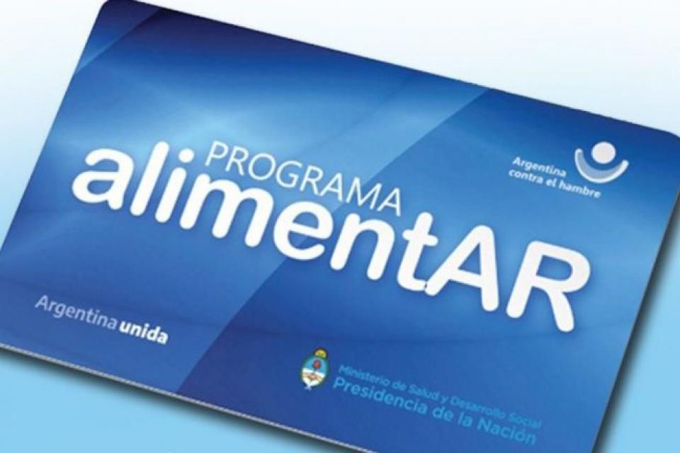 Tarjeta alimentar