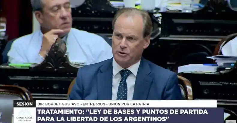Gustavo Bordet: "Esta ley es un tránsito al despotismo"