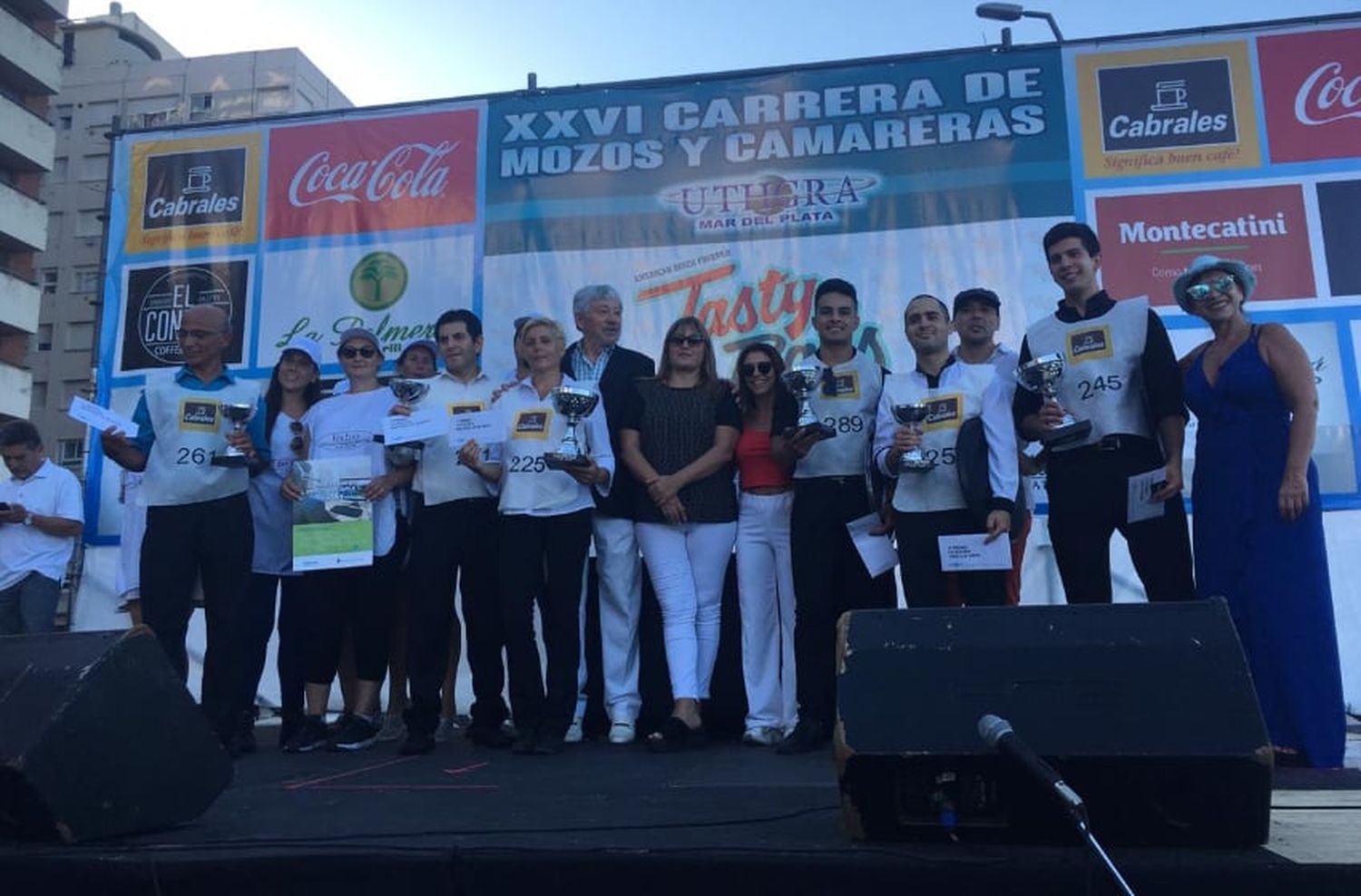 Se realizó la 26 Maratón de mozos y camareras en Mar del Plata