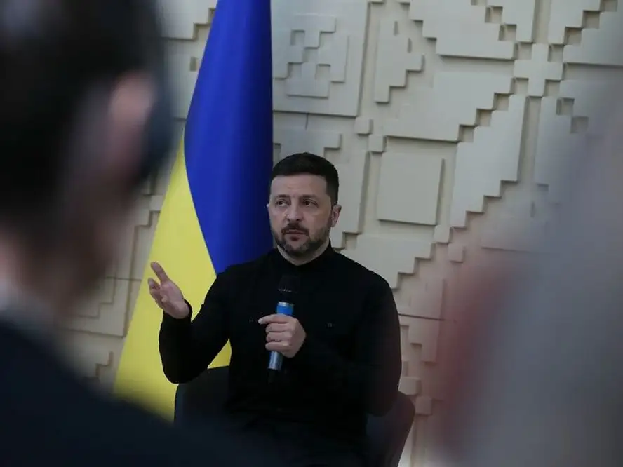 Volodímir Zelenski, presidente de Ucrania.