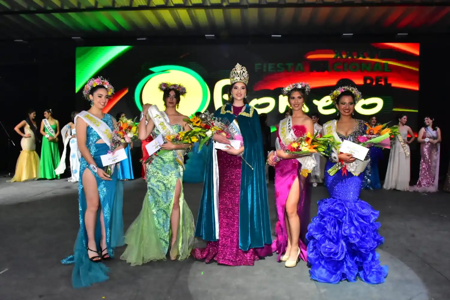 Candidatas electas en la 38° edición de la Fiesta del Pomelo.