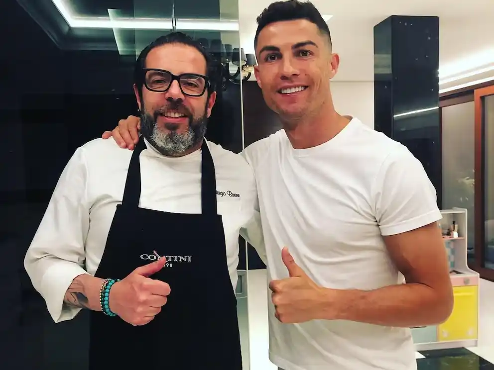 CR7 Y su cheff