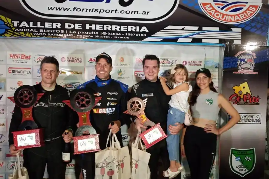 García el vencedor en los Midgets del Litoral
