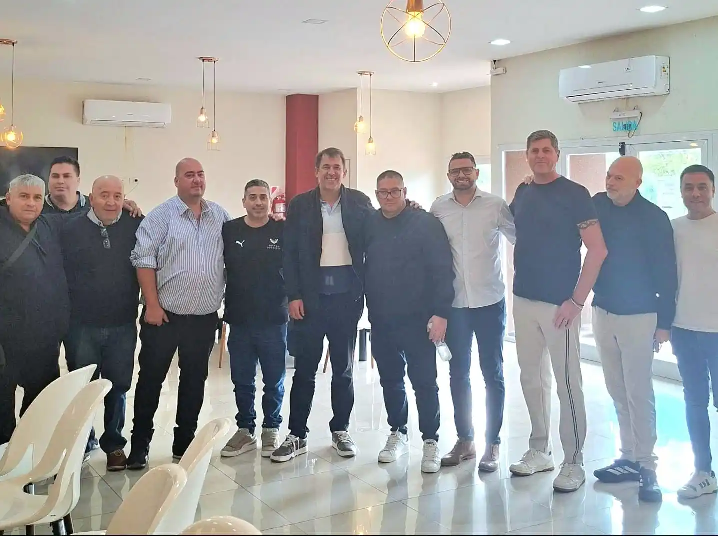 Martín Rivas y otros dirigentes locales participaron de un encuentro con Consolidación Argentina.