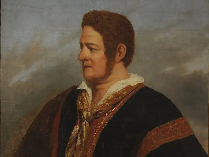 Raymond Auguste Quinsac Monvoisin, Retrato de Juan Manuel de Rosas.