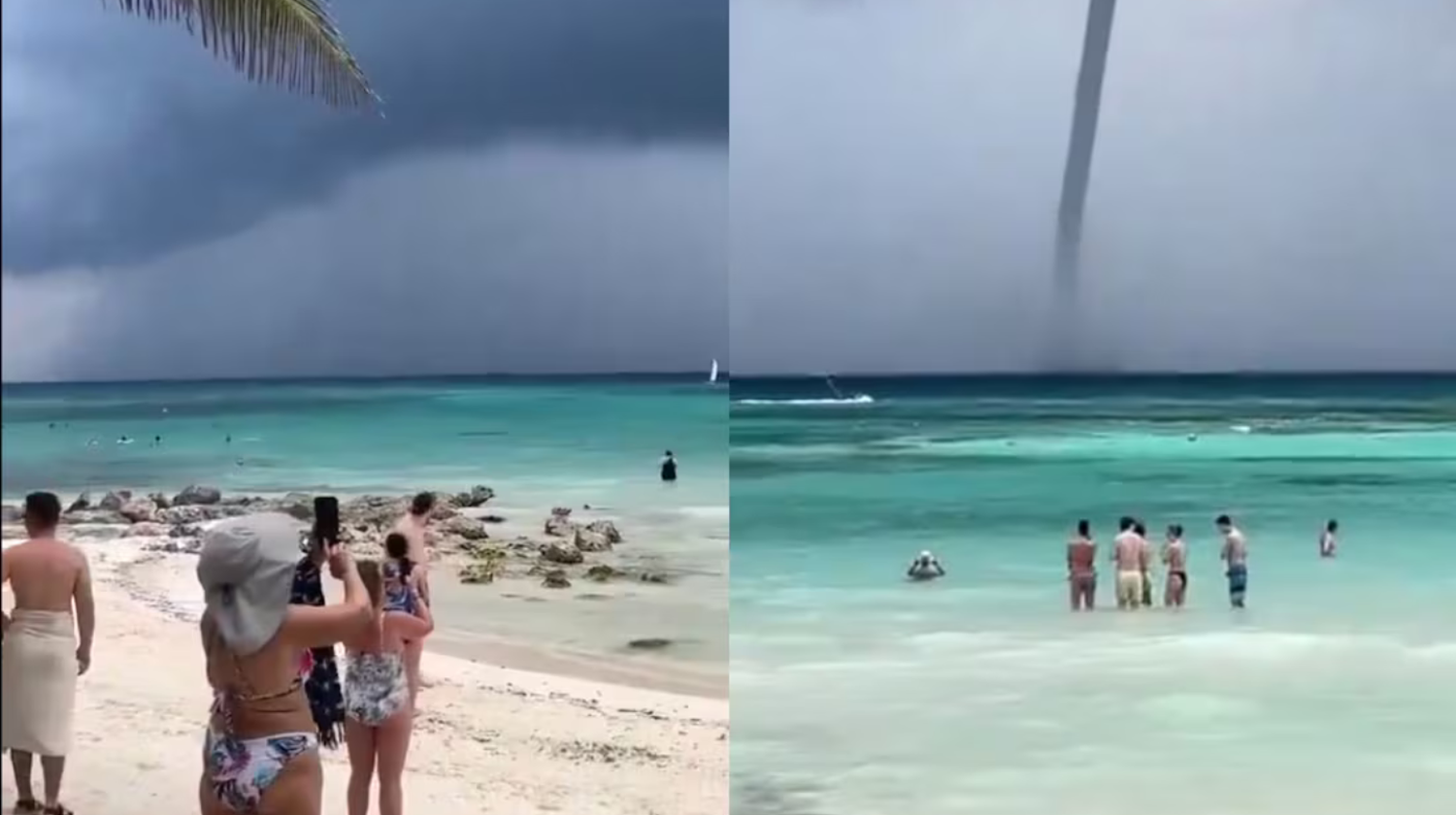 las trombas marinas se forman por interacción de aire caliente y frío, dentro de entornos inestables donde se presentan nubes de tormenta o precipitaciones.