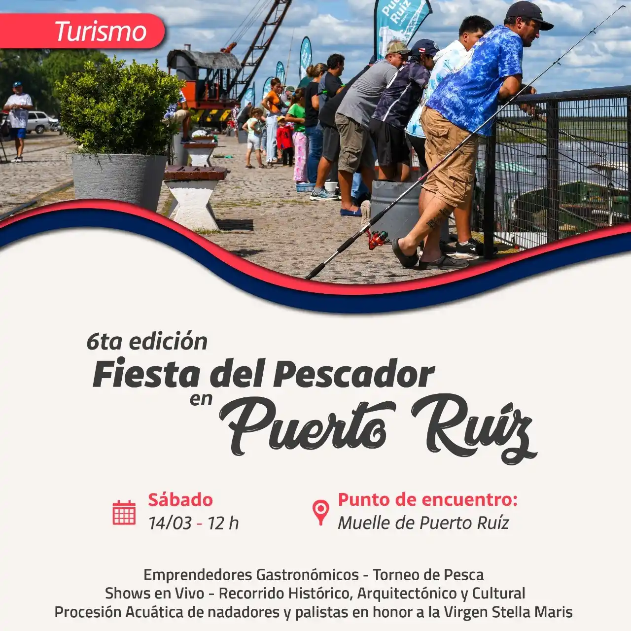 Puerto Ruiz se prepara para la 6° edición de la Fiesta del Pescador