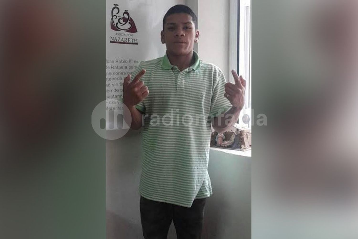 Buscan a un joven de 16 años que se fue del Hogar Nazareth llevándose toda su ropa