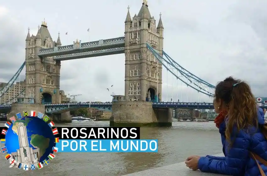 Victoria, la rosarina que vende empanadas y dulce de leche en un mercado de Londres