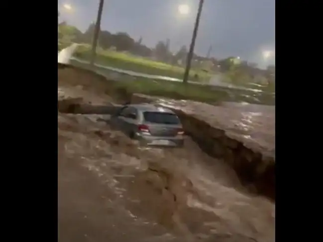 imágenes del temporal