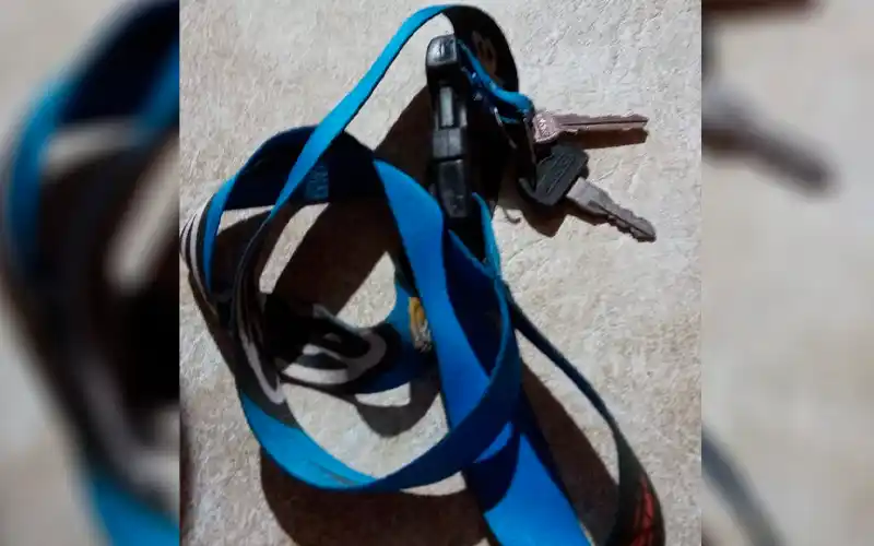 Llaves encontradas en la Peatonal
