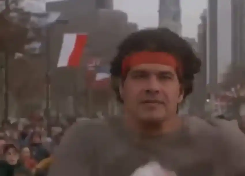 Jorge Capitanich estrenó un insólito spot de campaña de cara a las elecciones: “El Coqui Balboa”