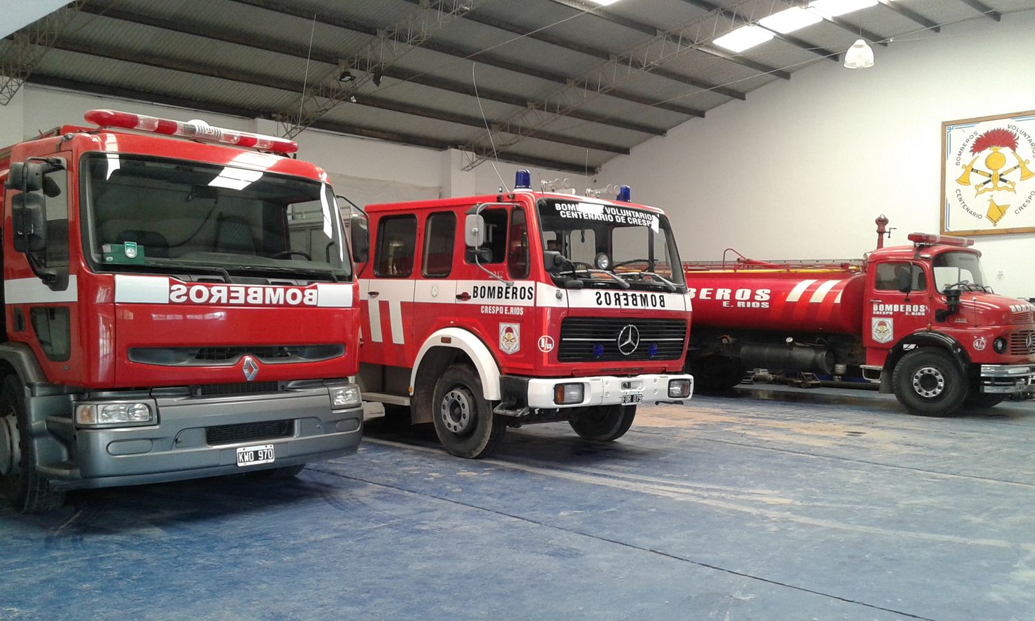 Bomberos intervino en la fábrica Sagemüller