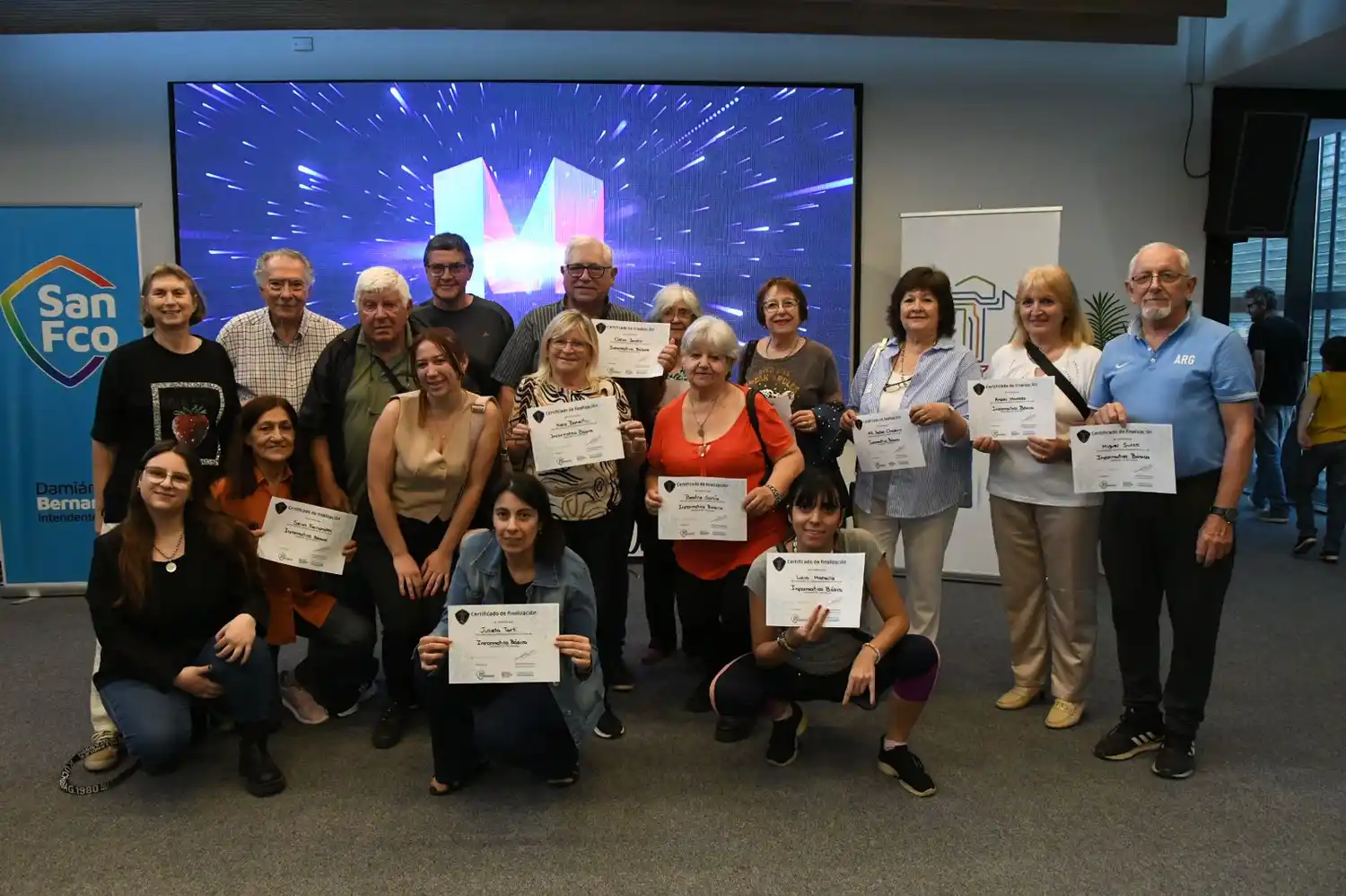 Durante 2024 unas 1800 personas llevaron a cabo durante todo el año distribuidos en 20 cursos.