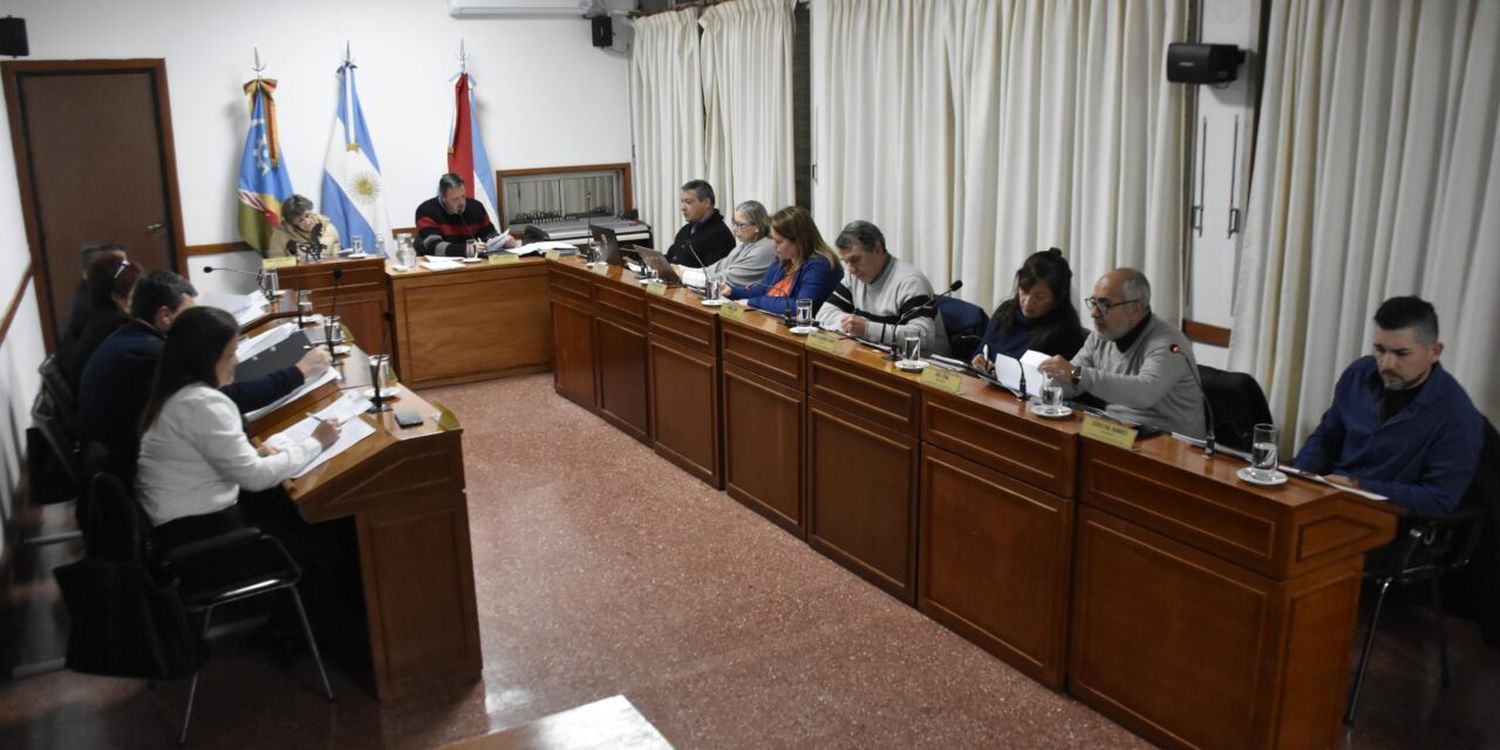 En el Concejo Deliberante hubo aprobación unánime de todos los proyectos