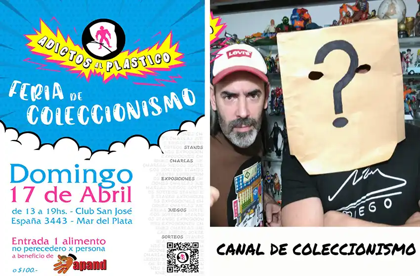 A beneficio de APAND se viene una feria de Coleccionismo