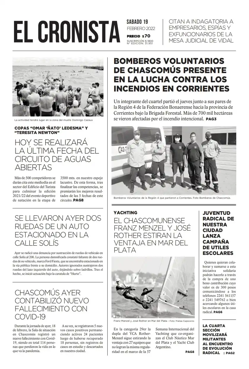 Tapa 19 de febrero 2022