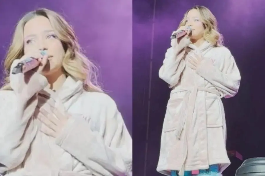 Emilia Mernes quebró en llanto y suspendió el show arriba del escenario: "El médico me dijo que no puedo, me siento muy mal"