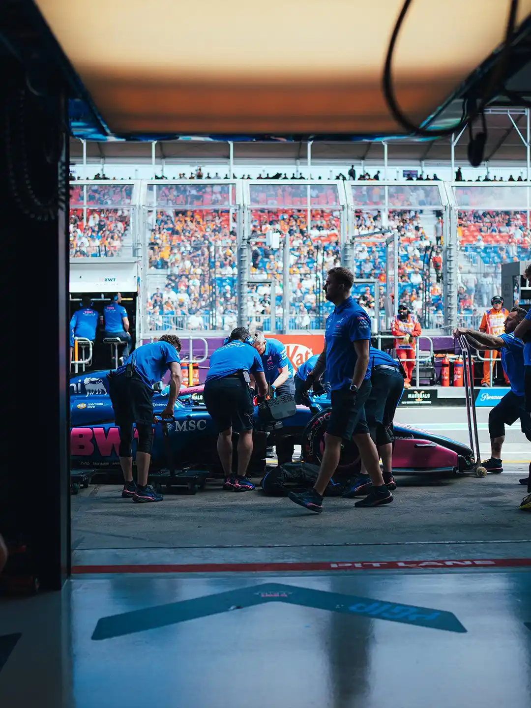 Colapinto deberá espera el GP de Japón para las actualizaciones en el A526. Foto: @AlpineF1Team