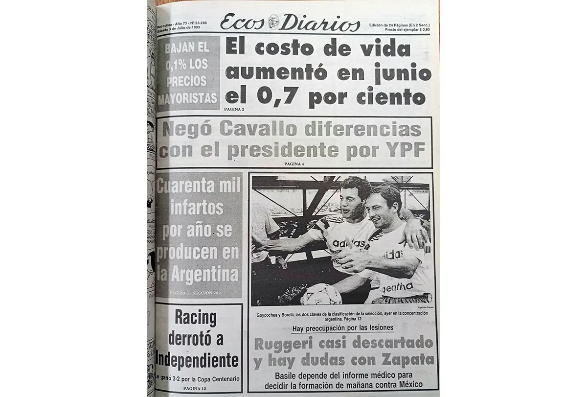 Sábado 3 de julio de 1993