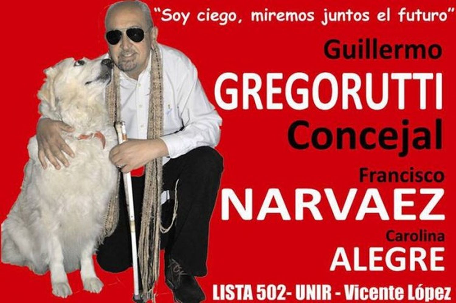 Elecciones 2013:  Primer candidato ciego de la Provincia se postula a concejal en Vicente López