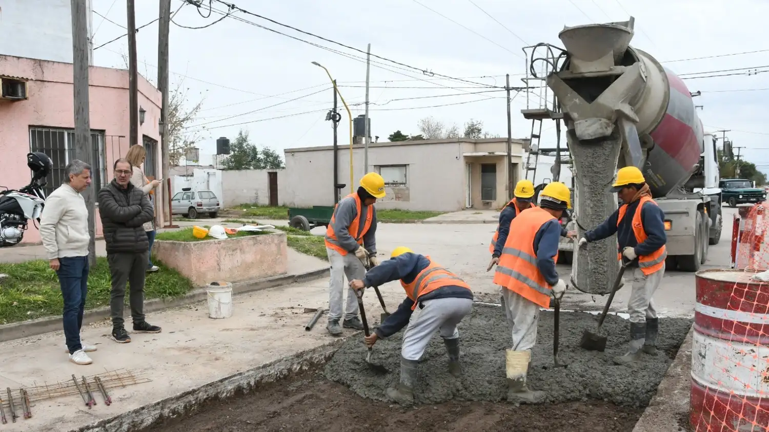 Bernarte supervisó los trabajos.