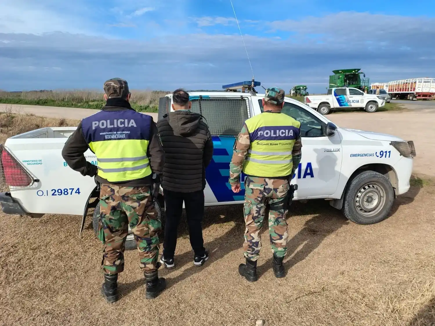 En el operativo en la ruta nacional 228, fue arrestado el imputado por el delito de "evasión"