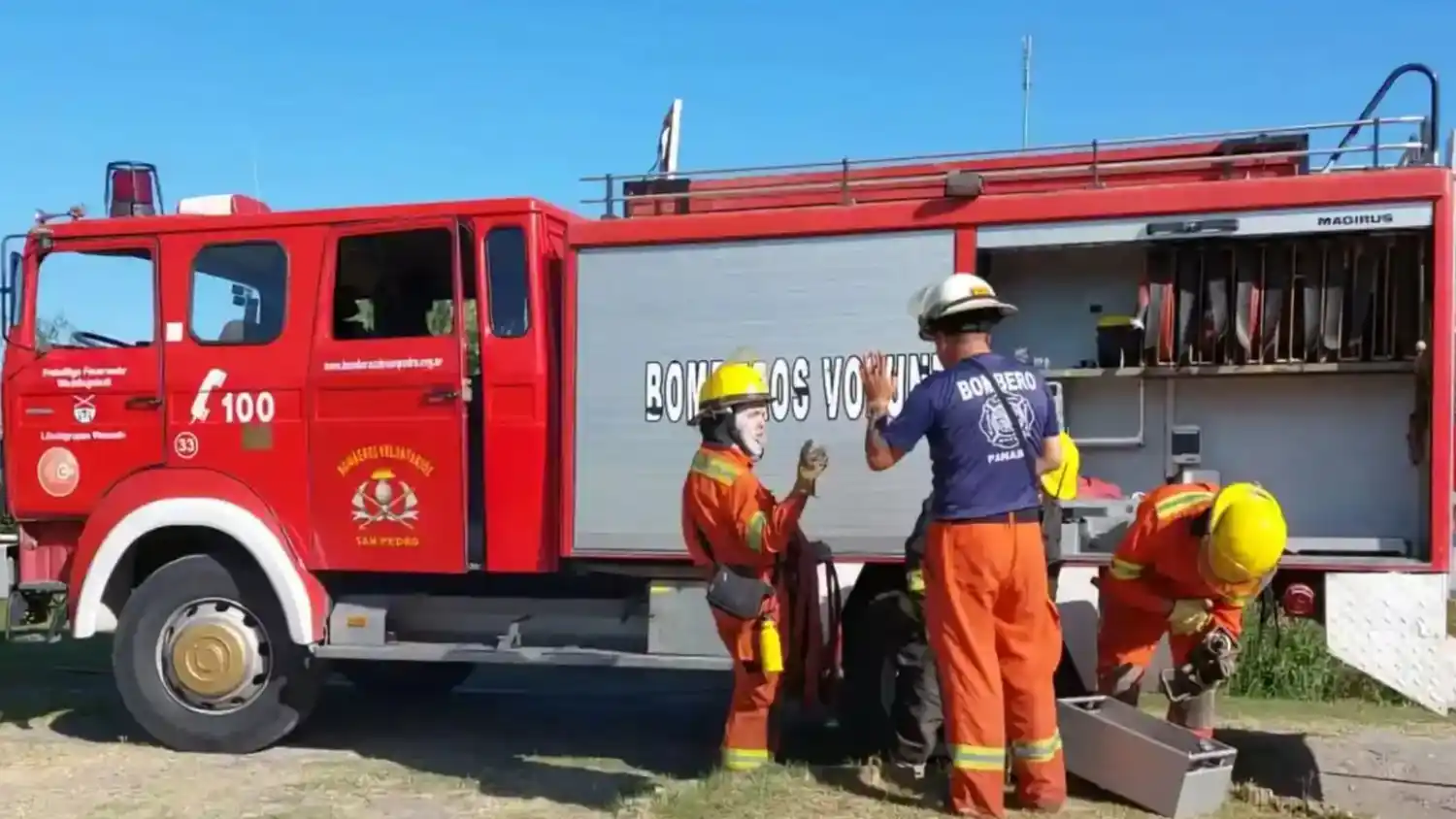 Los bomberos debieron intervenir en varios incendios de malezas en los últimos días.