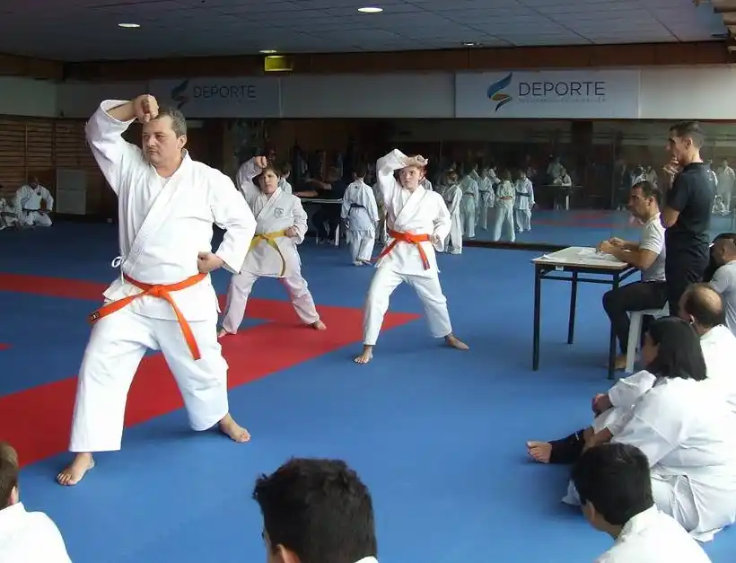 Hoy en Unión Deportiva: práctica y examen de la Escuela de Karate Shotokan con presencia del entrenador del Seleccionado Nacional Juvenil