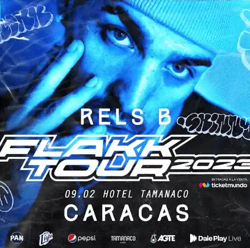 Es la primera vez que el rapero español Rels B visita el país. Foto Instagram